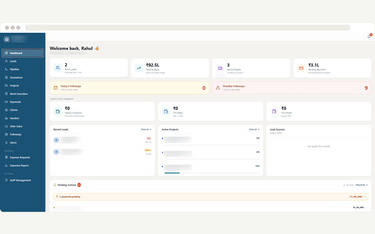 CRM build by AI